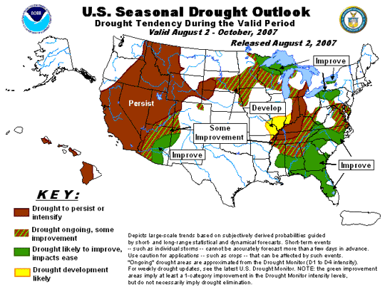 U.S. Seasonal Drought Outlook