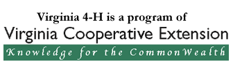 Virginia 4-H is a program of Virginia Cooperative Extension - Knowledge for the Commonwealth